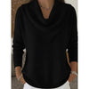 Heather | Elegant Cowl-Neck Knit Sweater