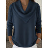 Heather | Elegant Cowl-Neck Knit Sweater