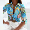 Brittany | Stylish Abstract Collared Blouse