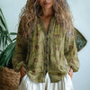 Amanda | Feminine Floral Dragonfly Blouse