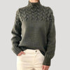 Christina | Cozy Cable-Knit Turtleneck Sweater
