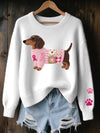 Melissa | Stylish Dachshund Graphic Sweater