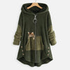 Stephanie | Cozy Fleece Hooded Cardigan