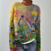 Samantha | Vintage Wildflower Floral Sweater