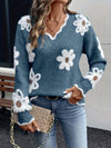 Jennifer | Vintage Floral Fuzzy Sweater