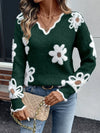 Jennifer | Vintage Floral Fuzzy Sweater