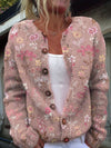 Kelly | Vintage Floral Button-Front Cardigan