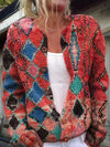 Kelly | Vintage Floral Button-Front Cardigan