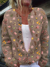 Lauren | Vintage Floral Button-Front Cardigan