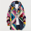 Amanda | Stylish Geometric Hooded Jacket