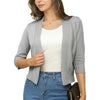 Danielle | Elegant Cropped Open-Front Cardigan