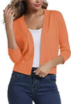 Danielle | Elegant Cropped Open-Front Cardigan