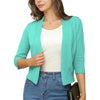 Danielle | Elegant Cropped Open-Front Cardigan