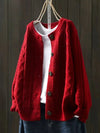 Angela | Cozy Cable-Knit Chunky Cardigan