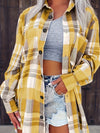 Megan | Effortless Plaid Flannel Top