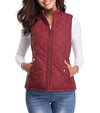 Christine | Cozy Quilted Zip-Up Vest
