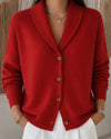 Kimberly | Elegant Collared Button-Up Cardigan