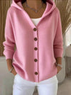 Jessica | Elegant Hooded Button-Front Cardigan