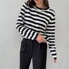 Danielle | Classic Striped Crewneck Sweater