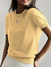 Elizabeth | Classic Short-Sleeve Knit Sweater