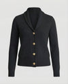 Samantha | Elegant Ribbed Shawl-Collar Cardigan