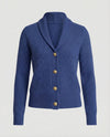 Samantha | Elegant Ribbed Shawl-Collar Cardigan