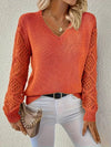 Emily | Elegant Crochet Sleeve Sweater