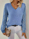 Emily | Elegant Crochet Sleeve Sweater