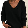 Brittany | Elegant V-Neck Knit Sweater