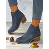 Jennifer | Elegant Perforated Ankle Boots